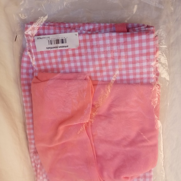Women's Amazon Essentials Pajama Set Pink XL New - Picture 6 of 9